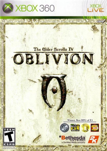 The Elder Scrolls: Oblivion Juego Original Xbox 360 (Reacondicionado)