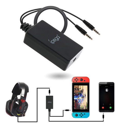 Echzove Convertidor De Audio Para Nintendo Switch, Adaptado.