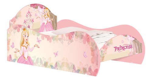 Cama Solteiro Infantil Princesa Encantada Rosa Menina