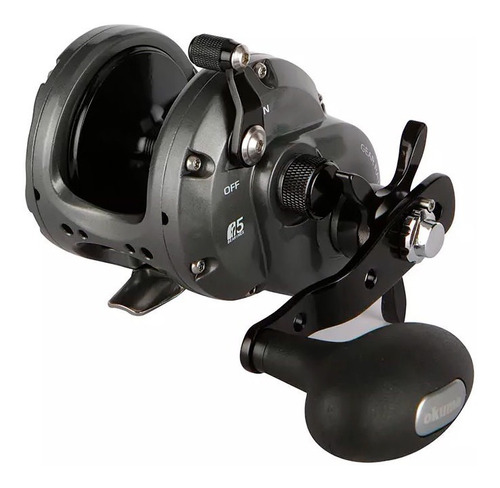 Reel Rotativo Okuma Cortez Cz-5csa Embarcado Trolling Color Gris