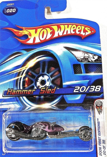 Hot Wheels Moto Antigua Hammer Sled + Obsequio