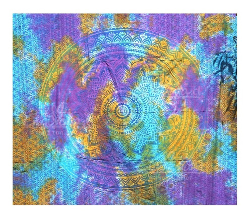 Tapiz Decorativo Mandala India 2 Plazas