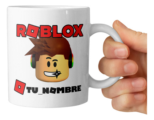Tazon Roblox Personalizado Con Tu Nombre Nickname Apodo