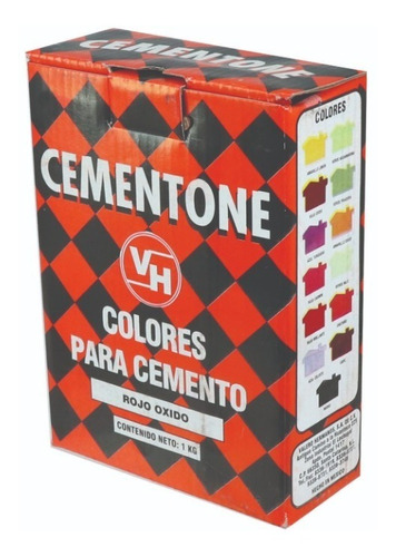 Pintura P/mezclarse Concreto Rojo Óxido Cementone 33200060