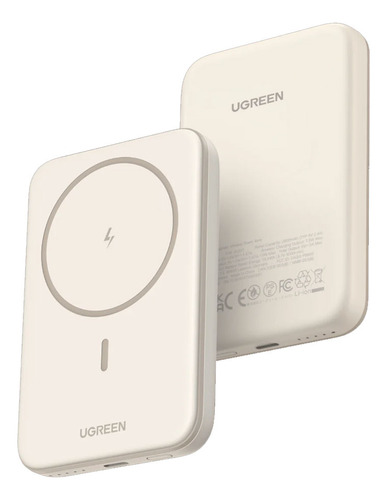 Cargador Ugreen 25207 Usb inalambrico Portátil Blanco