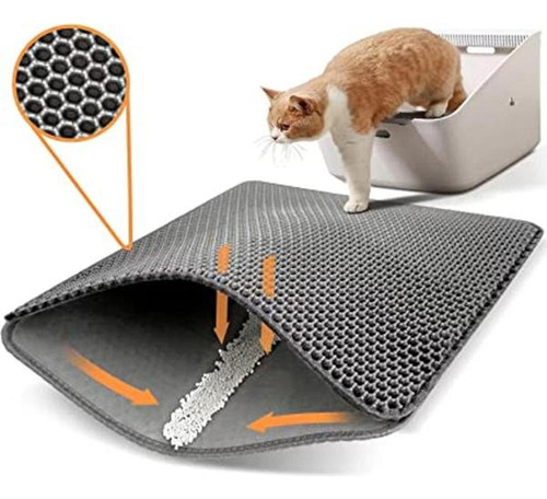 Conlun Cat Litter Mat Litter Box Mat Cat Litter Trapping