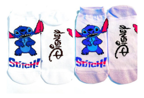 Medias Soquetes Dibujos Animados Stitch Y Ángela - C/u | MercadoLibre Medias Soquetes Dibujos Animados Stitch Y Ángela - C/u | MercadoLibre