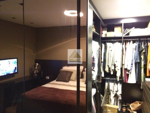 Imagem 10 de 15 de Maravilhoso Apartamento, Closet, Armários Planejados, Ar Condicionado No Mais Verde & Arte - Py2263