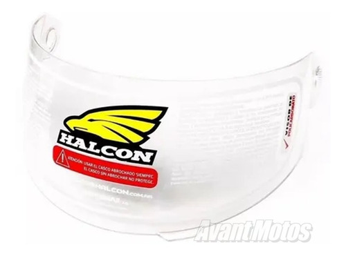 Visor Casco Halcon H5 Transparente Avant Motos