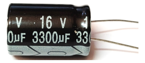 Capacitor Eletrolítico 3300uf X 16v 105° 5 Pçs Frete Grátis