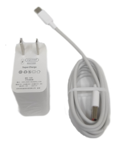 Cargador Para Teléfonos 5v 3.0a 66w Usb-c Caza T30