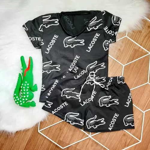 conjunto Lacoste para bebê menina