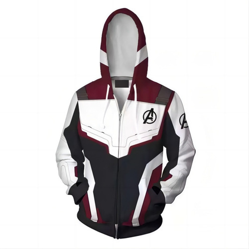 Vengadores 4 Quantum Suit 3d Cosplay Sudadera Con Capucha