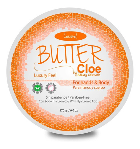 Cloe Butter Crema Para Manos Y Cuerpo Aroma Caramels..estylo