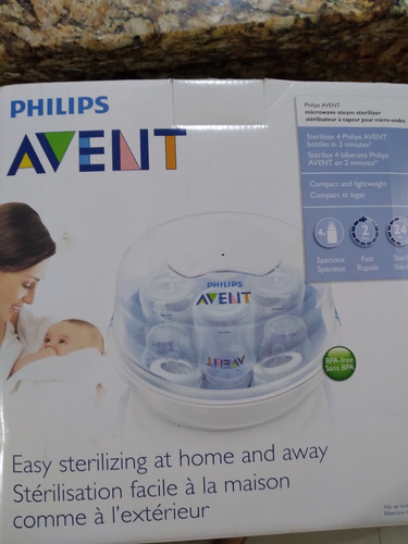 Esterilizador Marca Avent Para Microondas 18 Ref