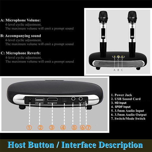 Set De Karaoke Smart Box/computadora/enchufe Inteligente Tv/