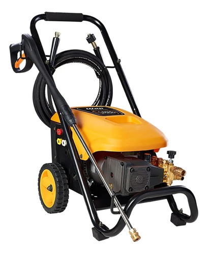 Imagem 3 de 5 de Lavadora de alta pressão Wap Profissional Intensivo L Profi 2000 amarela e preta com 1700psi de pressão máxima 220V