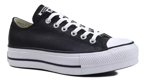 Tênis Converse Chuck Taylor All Star Lift Couro Sintético Preto