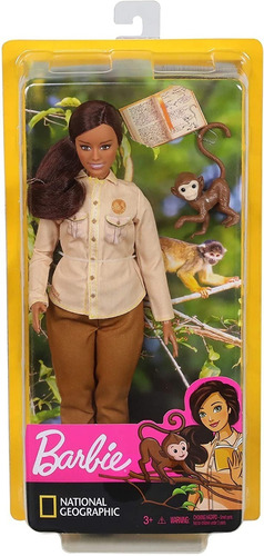 Barbie National Geographic Conservacionista Silvestre Mono