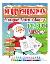 Comprar Libro: Libros De Actividades Para Colorear De Feliz Navidad