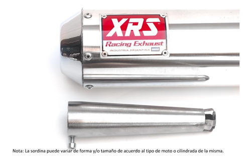 Escape Deportivo Xrs Gilera Vc 150 Vs Con Sordina Extraible