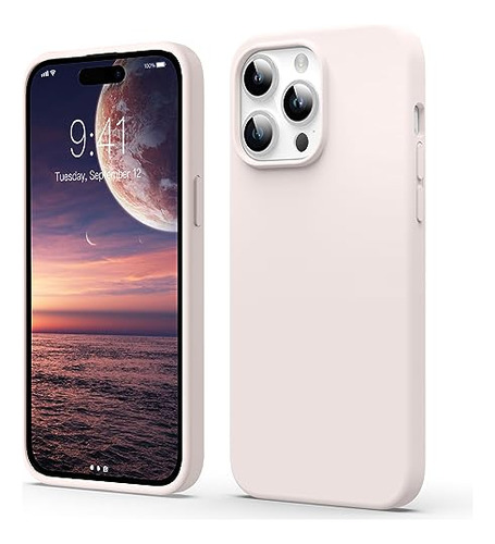 Funda De Silicona Líquida Flyzoo Para iPhone 15 Pro Max, [re