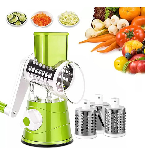 Rallador Cortador De Verdura Picador Manual Cocina Slicer