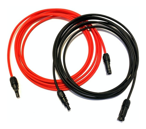 Cable Solar 4 Mm 10 Metros Con Mc4 Marca Slocable