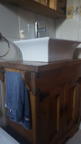 Imagen 4 de 8 de Mueble De Baño.madera Maciza (sin Bacha)
