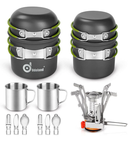 Pcs De Camping Kit De Desastre Utensilios De Cocina Oll...