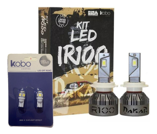 Kit Cree Led Ir100 Dakar Oficial H4 + 2 T10