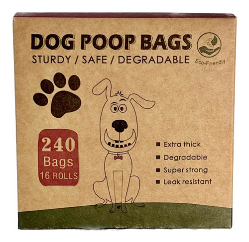 240 Bolsas Biodegradables Para Heces De Mascotas