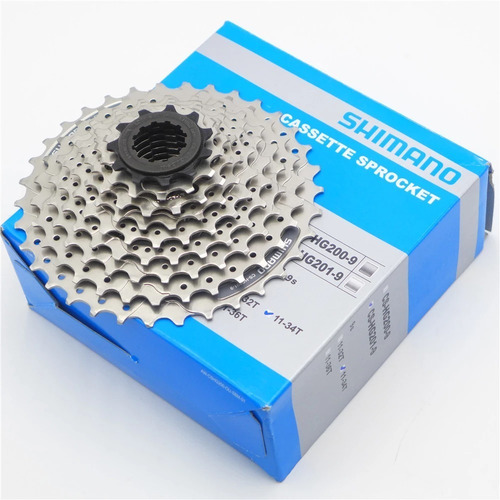 Imagen 2 de 3 de Piñon De Bicicleta Cassette Shimano Alivio Hg201 11-36t 9v