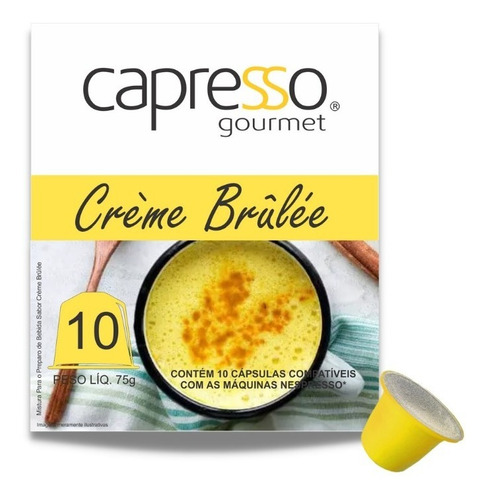 Cápsulas Creme Brulee Compatível Com Nespresso