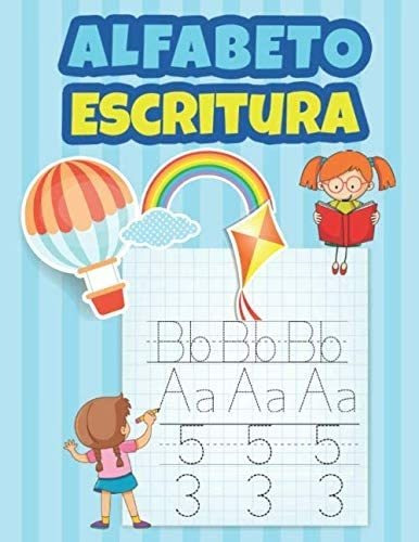 Libro: Alfabeto Escritura: Aprender A Escribir Números, Mayú