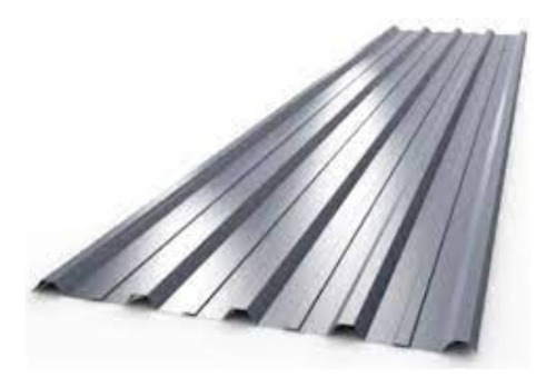 Chapa Trapezoidal C.25 Galvanizada X 5.50 Metros