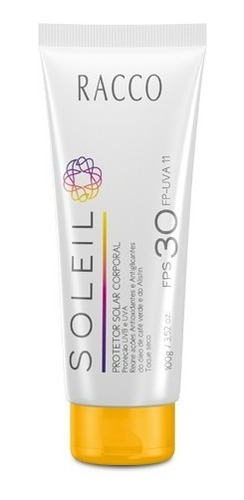 Protetor Solar Soleil Corporal Fps 30 - Racco Cosméticos