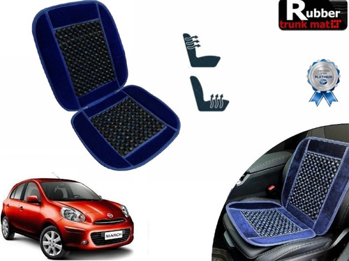 Cubre Respaldo Asiento Bolitas Nissan March 2016