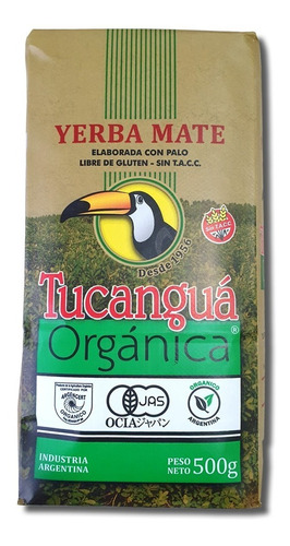 Yerba Mate Tucanguá Orgánica 500gr