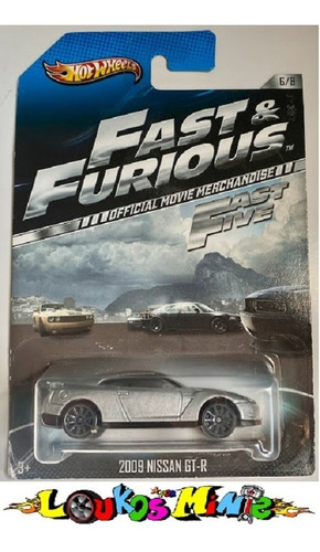 Hot Wheels '09 Nissan Gt-r Velozes Furiosos Fast Furious 6/8