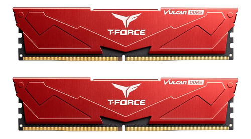Kit Memoria Ram Team Group T-force Ddr5 5200mhz 2x16gb Rojo