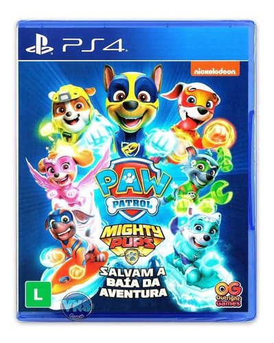 Patrulha Canina Super Filhotes Salvam Baia Ps4 Mídia Física