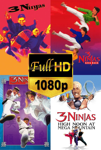 3 Ninjas Saga Serie De Peliculas Con Calidad Full Hd 