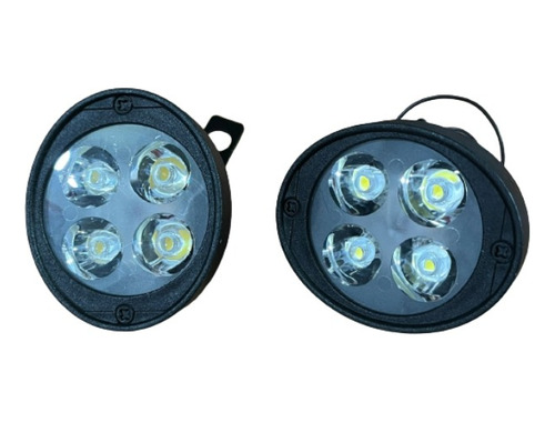 Juego Faros De Led Auxiliares 12v 10w 3000 Lux 