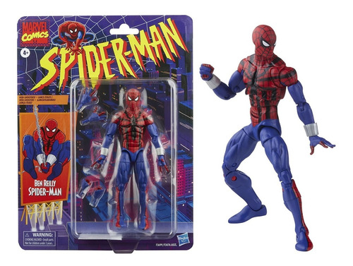 Figura Spiderman Ben Reilly Marvel Legends Retro