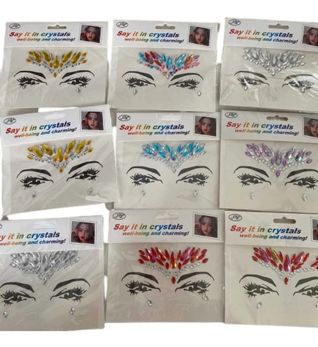 Imagen 10 de 10 de Gemas Pegatinas Decorativas - Unidad a $7499