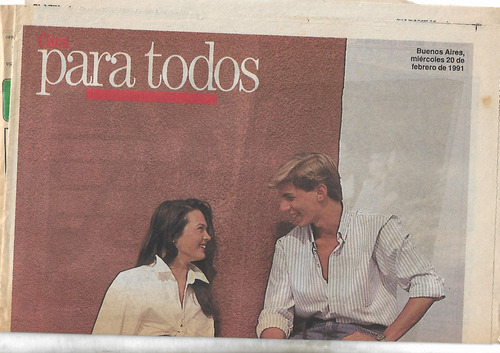 Suplemento Clarin Para Todos 1991 Adolescencia Carlos Trillo