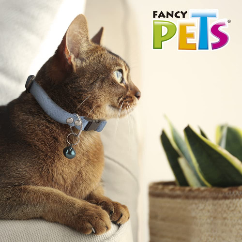 Collar Elástico Con Cascabel Para Gato Varios Colores