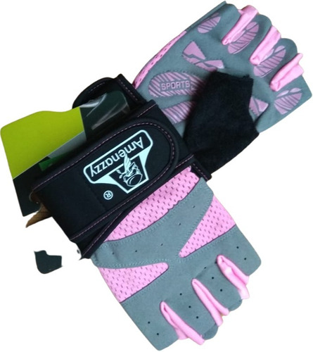 Guantes Deportivos De Entranamiento Mitón Gym Calidad Rosado