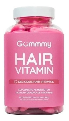 Gummmy Hair Vitamin Original - 1 Pote C/ 60 Gomas